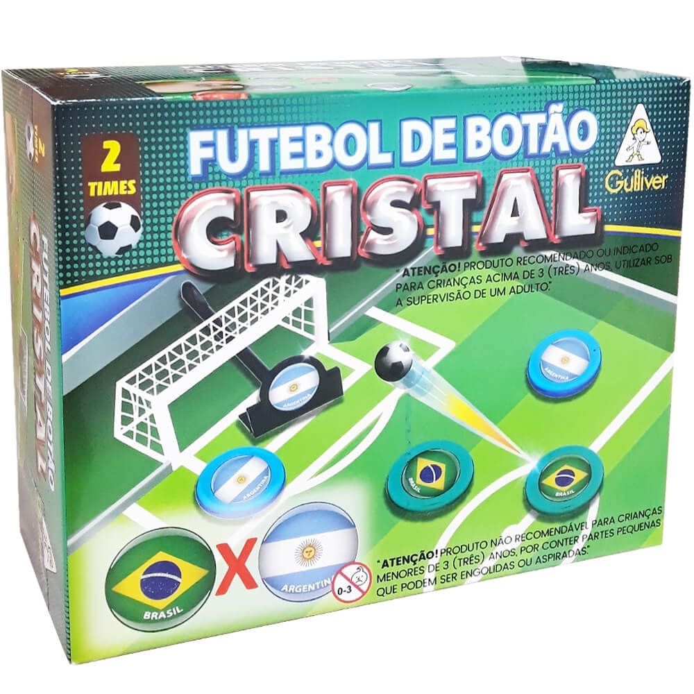 Futebol De Botao Cristal Selecoes Brasil X Argentina Gulliver