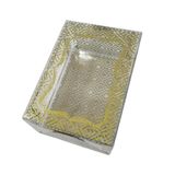 Kit 10 Caixas Para 6 Brigadeiros Com Berço Dourado Acetato