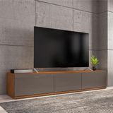 Rack Para Tv Lille Cinza Perola Noce