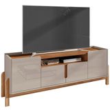 Rack Para Sala 170 Cm 011080 Off White Cedro Dcasa Off White Cedro