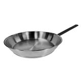Frigideira Aço Carbono 1mm Cabo Ferro Fritura 2300ml 30cm