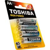 Pilha Alcalina Aa Toshiba C/4 Unid 1.5v Lr6gcp