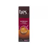 Cápsula De Café Tres Corações Espresso Vibrante 10 Cápsulas