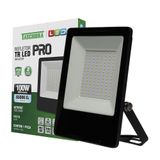 Refletor Taschibra Tr Led Profissional 100w Luz Branco Fria 6500k Preto Bivolt