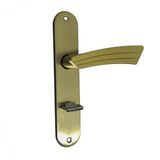 Fechadura Porta De Banheiro Wc Broca 40mm Aliança Bronze