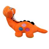 Dinossauro Pelúcia Laranja 26 Cm Comprimento