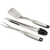 Conjunto de ferramentas de grade profissional Cuisinart CGS-333 (3 peças), aço preto e inoxidável