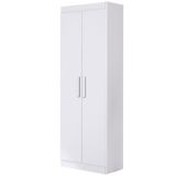 Armario Sapateira Multiuso 2 Portas 2000191 Branco Armoveis Branco Branco