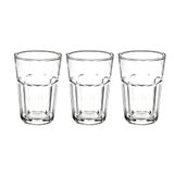 Conjunto 3 Copos De Vidro Casual 360ml Class Home