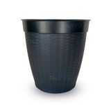 Vaso Redondo Rattan Polietilino Decoirativo Casa Jardim 14,5