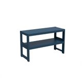 Estante Quadra Com 2 Prateleiras Cor Azul Navy