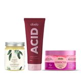 Kit Abela Acid 200g M. Butter 250g E Mascara Hibiscus 300g