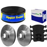 Kit Pastilha Disco Dianteiro Ventilado Onix 1.0 1.4 16 A 19