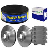 Kit Pastilha Disco Dianteiro Hb20 1.0 Hipper Freios Lonaflex