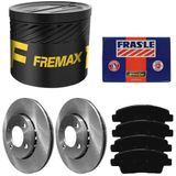 Kit Pastilha Disco Dianteiro Ventilado Hb20 Fremax Fras-le