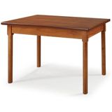 Mesa Retangular 4 Lugares Em Madeira Maciça Mv Outlet Mel