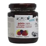 Kit 2x: Geleia Frutas Vermelhas Orgânica Sem Adição Açúcar