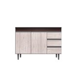 Balcão Gabinete Para Cozinha Andréia 100 Cm Castanha/avelã