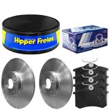 Kit Pastilha Disco Traseiro Sólido Vw T-cross Tsi 19 A 23