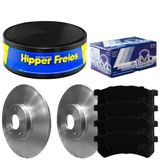 Kit Pastilha Disco Dianteiro Kwid 1.0 12v Hipper Freios Syl