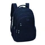 Mochila Feminina Escolar Reforçada Espaço Notebook Azul