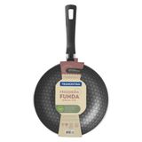 FRIGIDEIRA FUNDA LORETO EM ALUMINIO ANTIADERENTE STARFLON T1 GRAFITE 24 CM 2,2 L TRAMONTINA