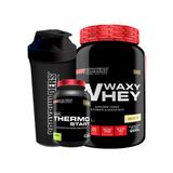 Kit Waxy Whey 900g + Thermo Start Powder 120g Limão +