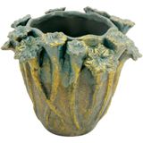 Chryso Vaso 14x16x16cm Cerâmica Verde