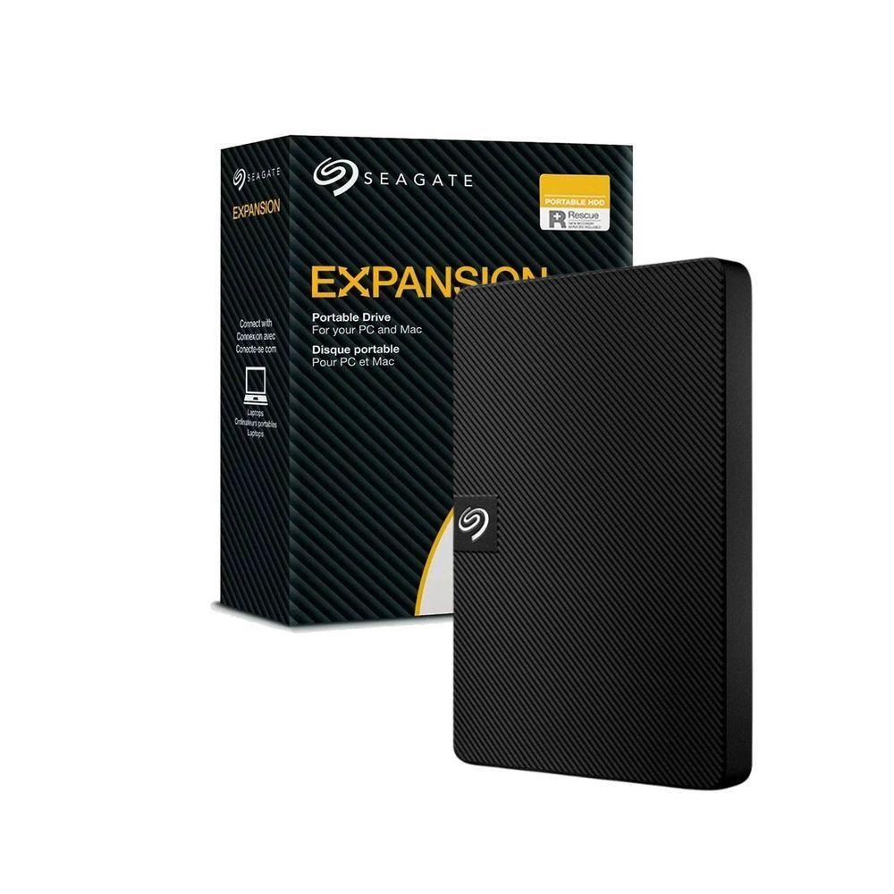 Hd Externo Seagate Expansion 1tb, Usb 3.0, Preto - Stkm1000400