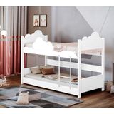 Beliche Solteiro Montessoriana Nuvem Erikabranco Branco