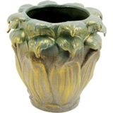 Chryso Vaso 17x17x17cm Cerâmica Verde