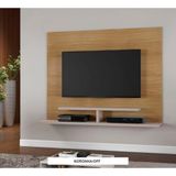 Painel Sion Para Tvs Até 55 Polegadas Candian Noronha/ Off White