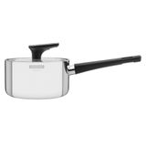 PANELA GRANO BAQUELITE EM ACO INOX COM CORPO TRIPLO TAMPA E CABO DE BAQUELITE 16 CM 1,7 L TRAMONTINA