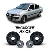 Par Batente Amortecedor Dianteiro Renault Clio 2004 Até 2009