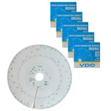 Kit 5 Caixas Disco Diagrama Tacógrafo Semanal 125km 7d Vdo