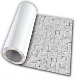 Papel De Parede Adesivo Tijolo Branco 50cmx50cm