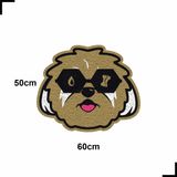 Tapete Pet Cachorro Shih Tzu Comedouro Ração 60x50 Higienico