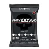 Whey Protein 100% Hd 900g Refil Black Skull 30 Doses Cookies