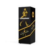 Adesivo de Geladeira Johnnie Walker Black Label Keep Walking