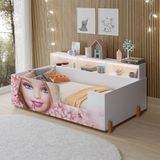 Cama Montessoriana Doçura Boneca Princesa Juvenil - Branca - Branco
