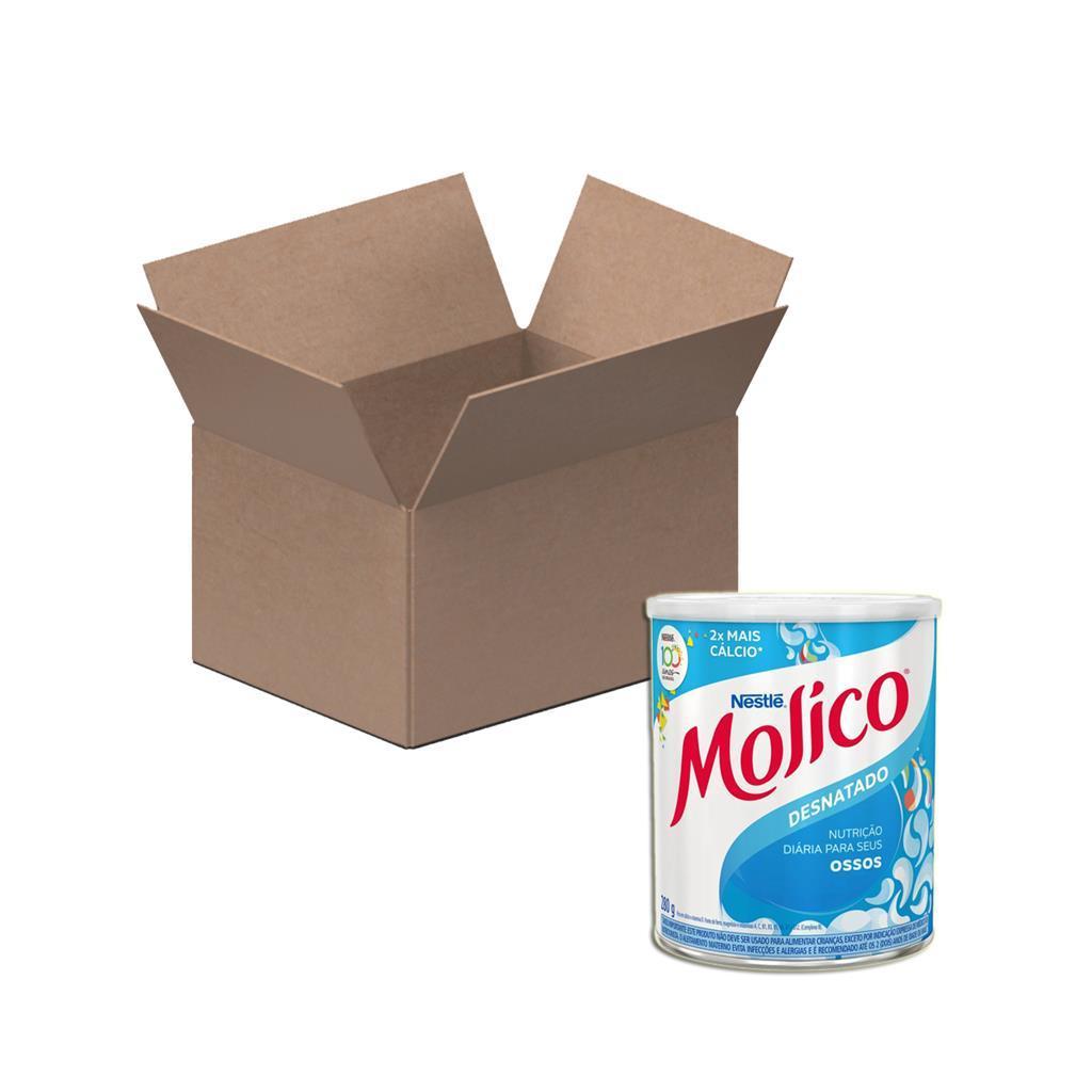 Leite Em Pó Nestlé Molico Desnatado 280 Gr Kit 12