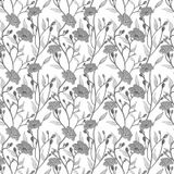Papel Parede Floral Flores Cinza Adesivo Quarto Casal Sala