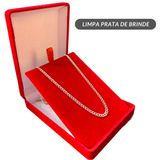 Corrente De Prata 70cm Legítima 925 Garantia Vitalícia 3,5mm