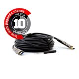 Cabos 2 Em 1 Hdmi 2.0 4k Fibra Óptica 15 Metros - Kit 10