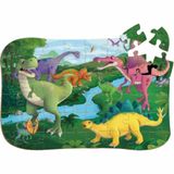 Quebra-cabeça Dinossauros 48 Peças Madeira 2488 Brincadeira