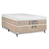 Cama Box + Colchão Castor Casal Silver Star Air One Face Pocket 138x188x59cm