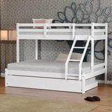 Treliche Com Cama Casal Slim Madeira Maciça Branco Housin