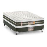 Cama Box + Colchão Castor Casal Silver Star Air Double Face Tenopedic 138x188x61cm