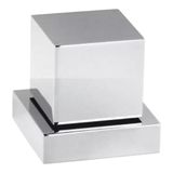 Acabamento Quadrado Registro 1/2 E 3/4 Volante C-80 Metal