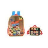 Kit Conjunto Escolar Toy Story Mochila Costas + Lancheira